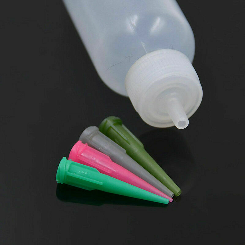 18x Full Set Henna Applicator Nozzles Bottles Paste Tattoo Body Art Drawing Tool