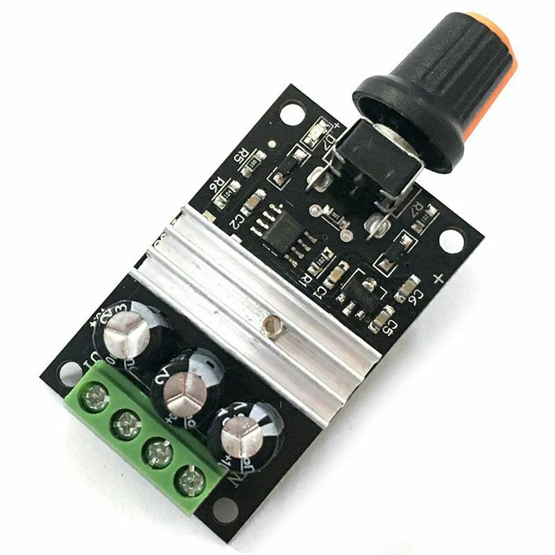 DC 6V 12V 24V 28VDC 3A 80W PWM Motor Speed Controller Regulator Adjustable VarB4