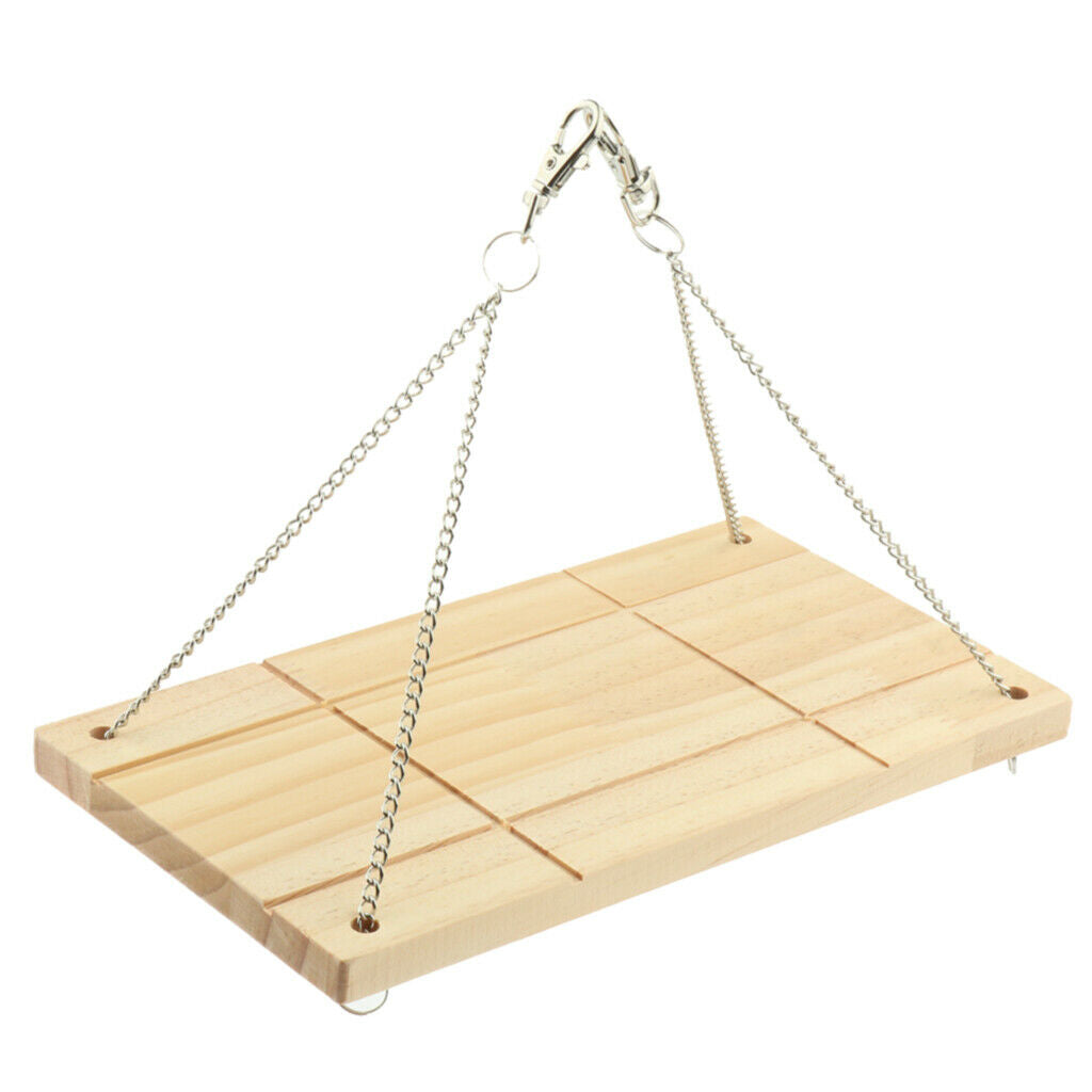 Bird Perch Wood Stand Swing for Small Animals Hamsters Parrot Rat Mouse Cage