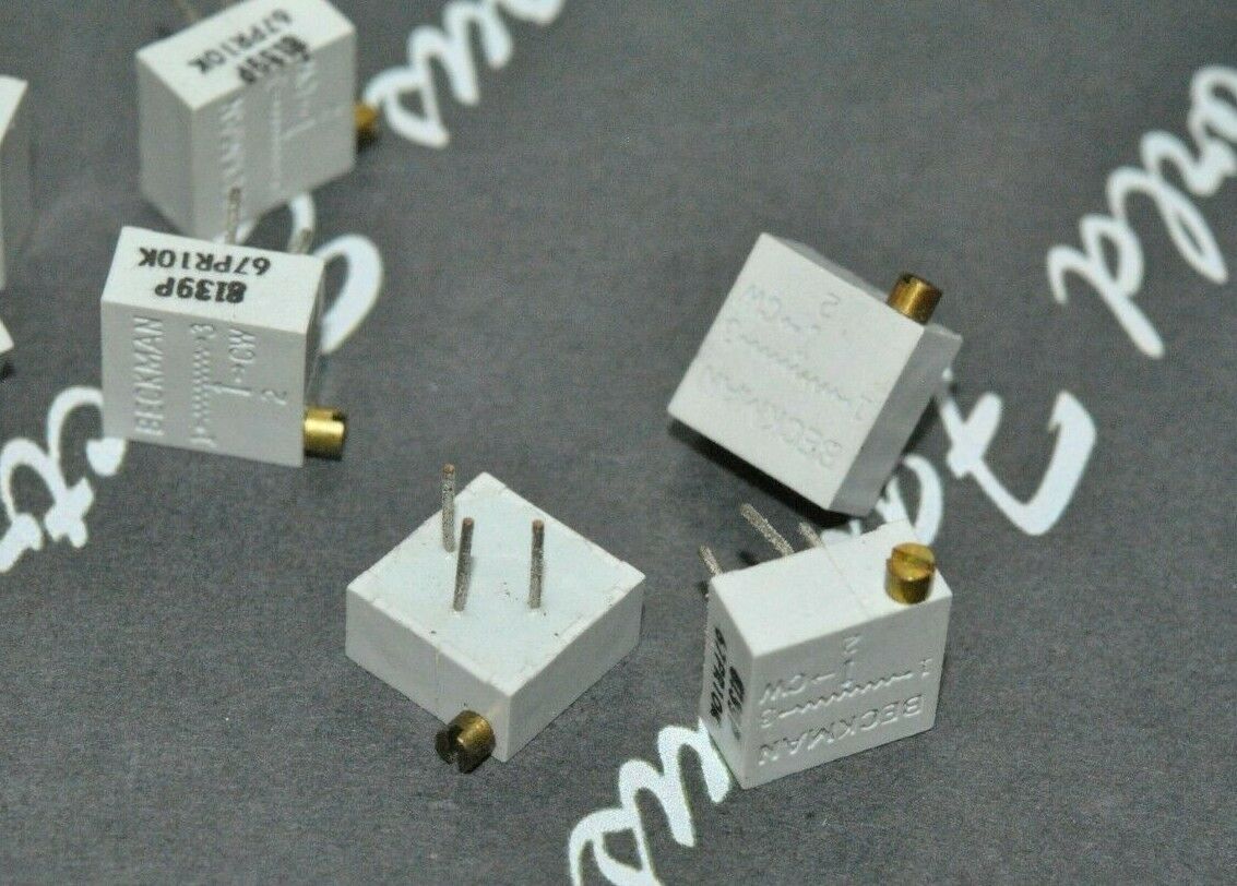 1pcs - BECKMAN 67PR10K 10K Multi-Turns Variable Potentiometer / Trimmer
