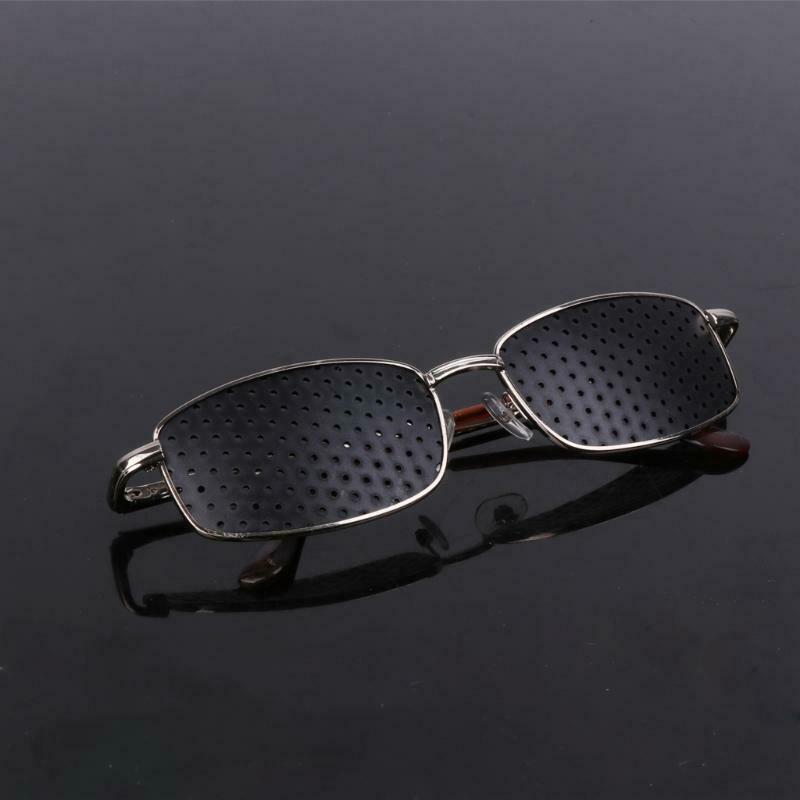 Metal Pinhole Glasses Exercise Eyewear Eyesight Improvement Vision Training