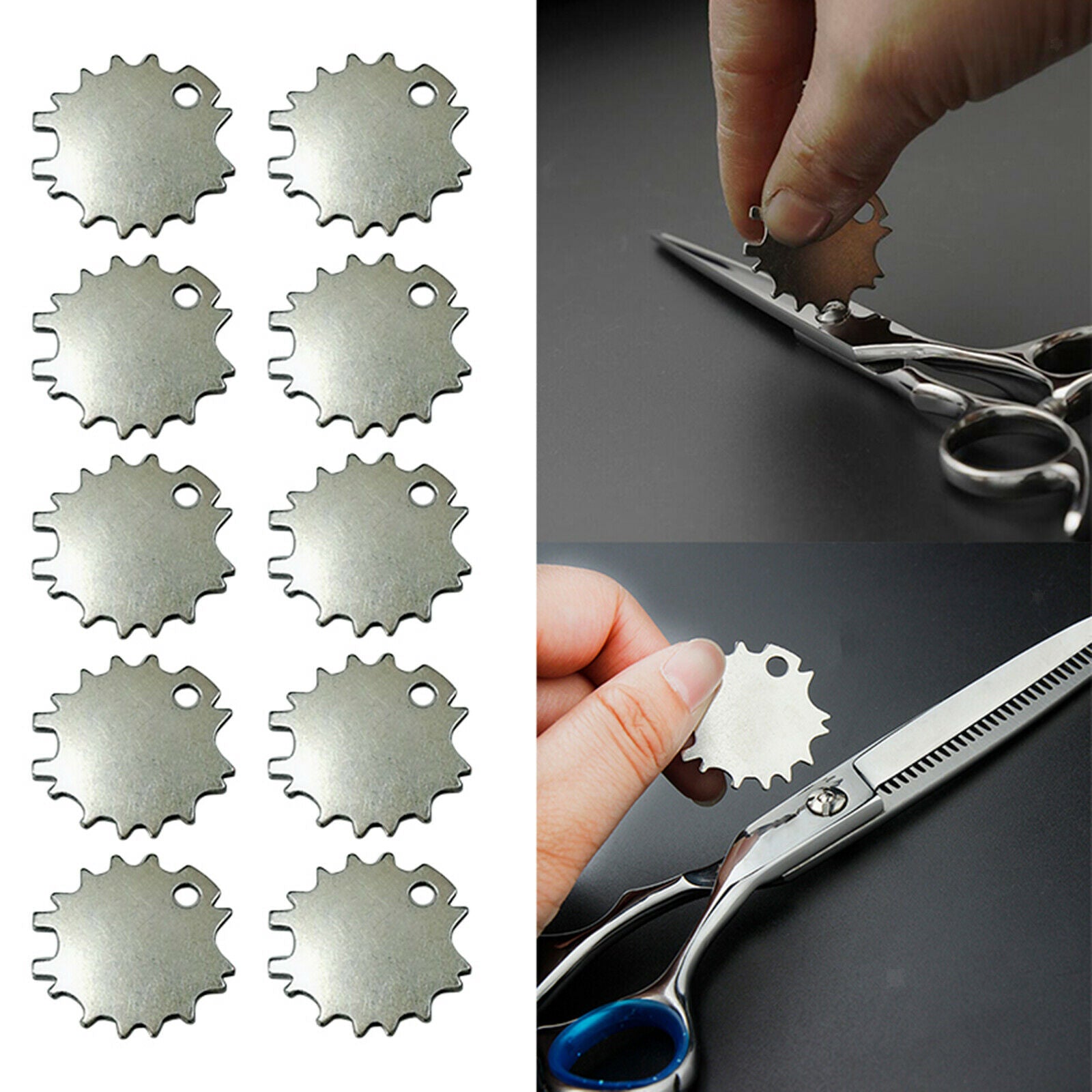 10 pcs Professional Hair Cutting Shear & Scissor Adjustment Tool Universal