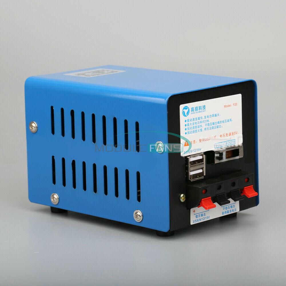 Portable Hand Manual Crank 20W Emergency Power Generator Electric USB Charger