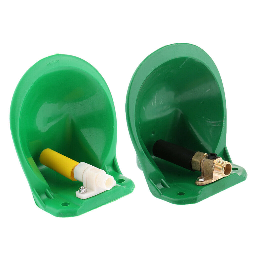 Automatic Water Dispenser Waterer Bowl + Brass Valve for Sheep Goats Pig