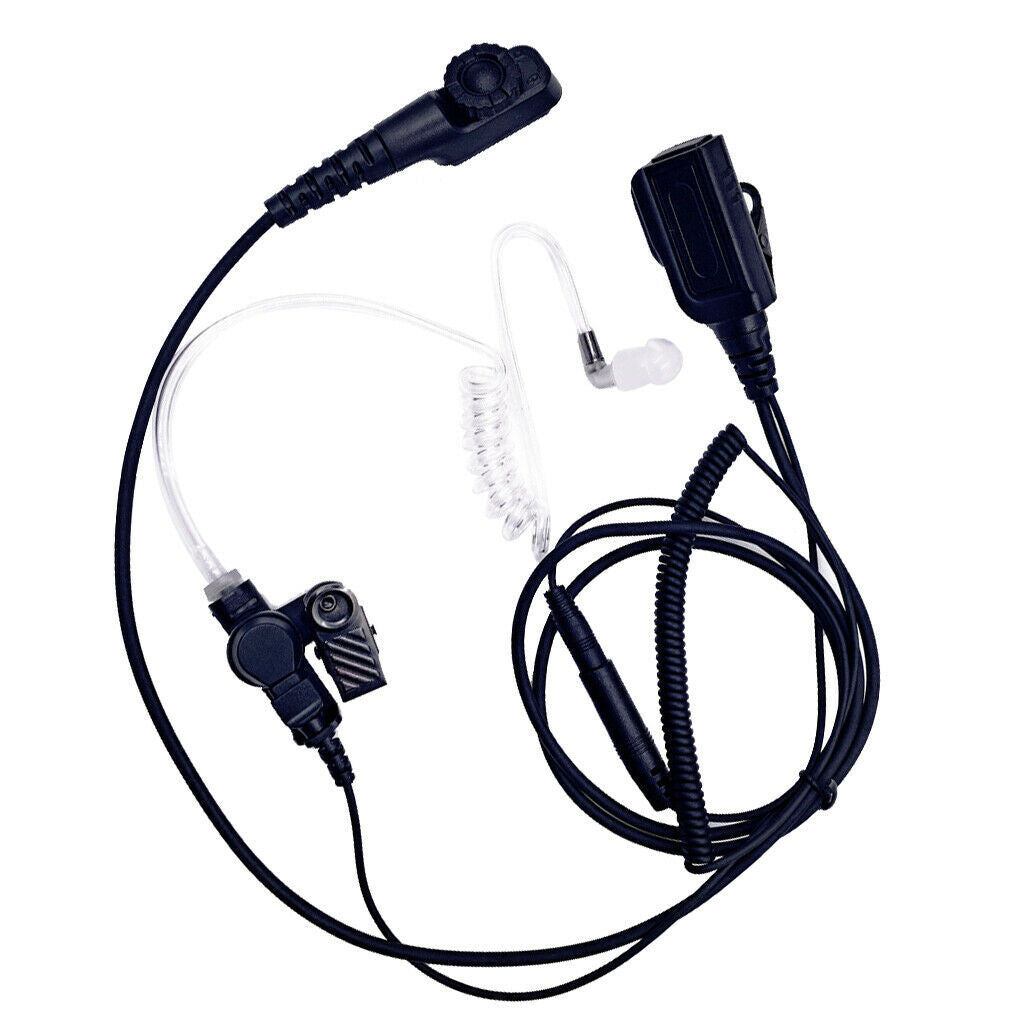 2 Pin Covert Acoustic Air Tube Earpiece Headset for Hytera HYT PD702 PD782