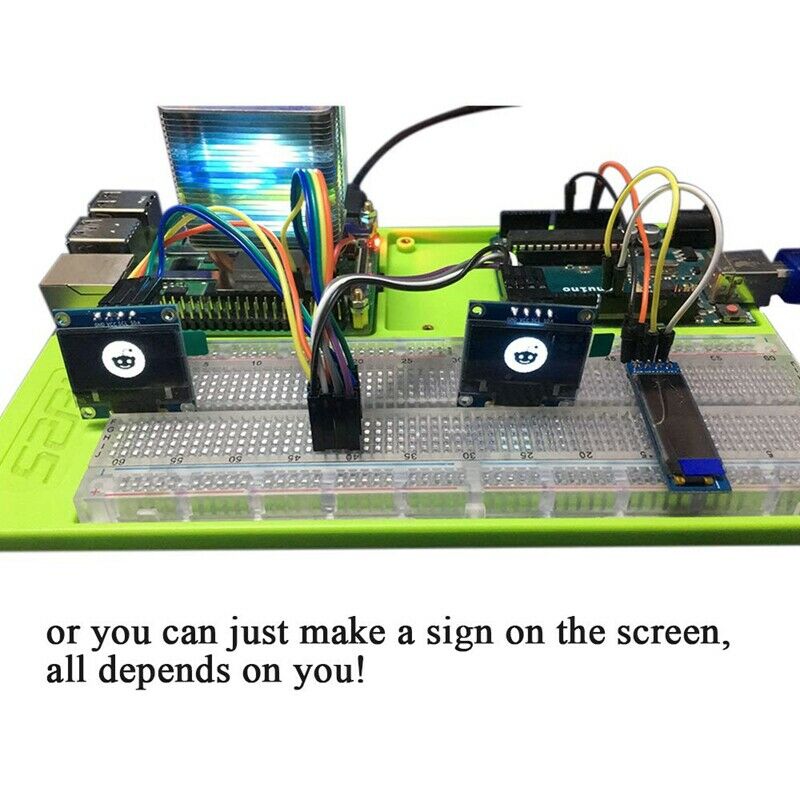 5Pack 0.96 Inch OLED Module 12864 128X64 White SSD1306 Driver IIC Serial DisplL4