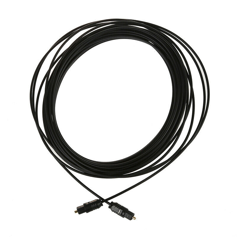 10m/33ft Digital Optical Optic Fiber Toslink Audio Cable OD2.2mm W9Y6Y6