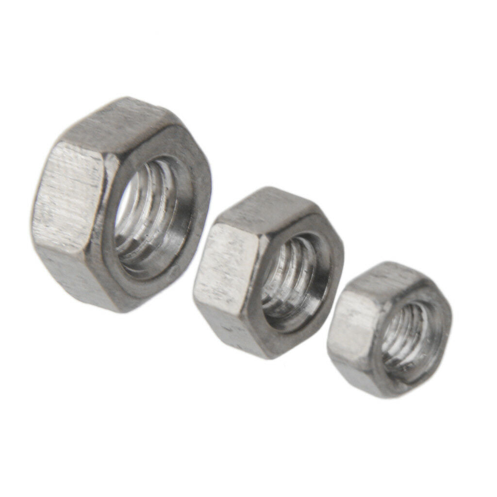 10pcs M5*4 Titanium Alloy Nuts Fits Metric Hex Bolts Screws Lock