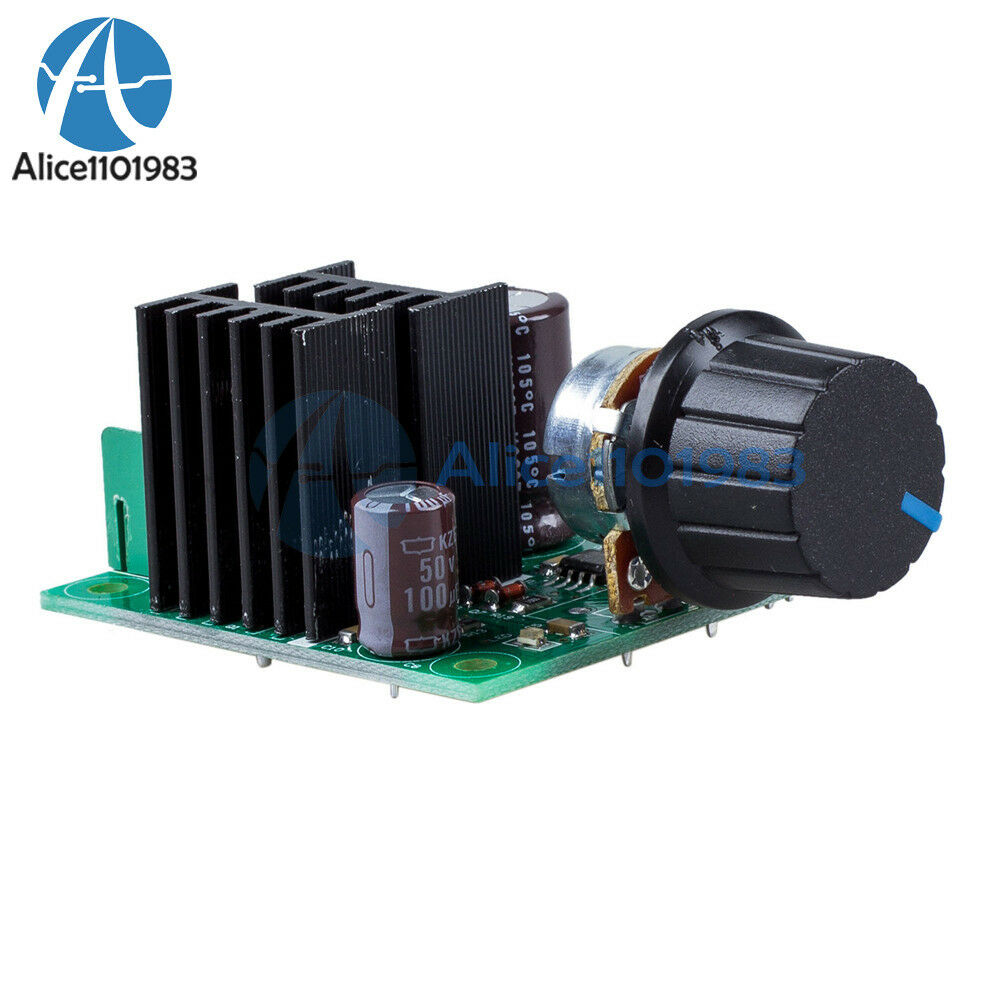 2PCS 12V~40V 10A PWM DC Motor Speed Control Switch Controller Regulator Dimmer