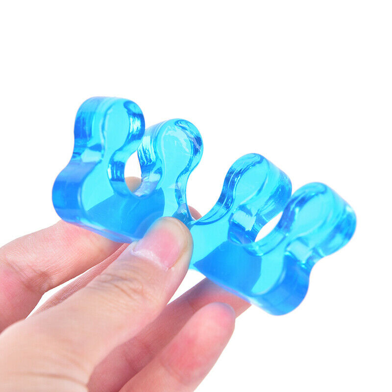 2 Pcs Soft Silicone Toe Separating Gel Toe Separator Flexible Spacer Soft.l8