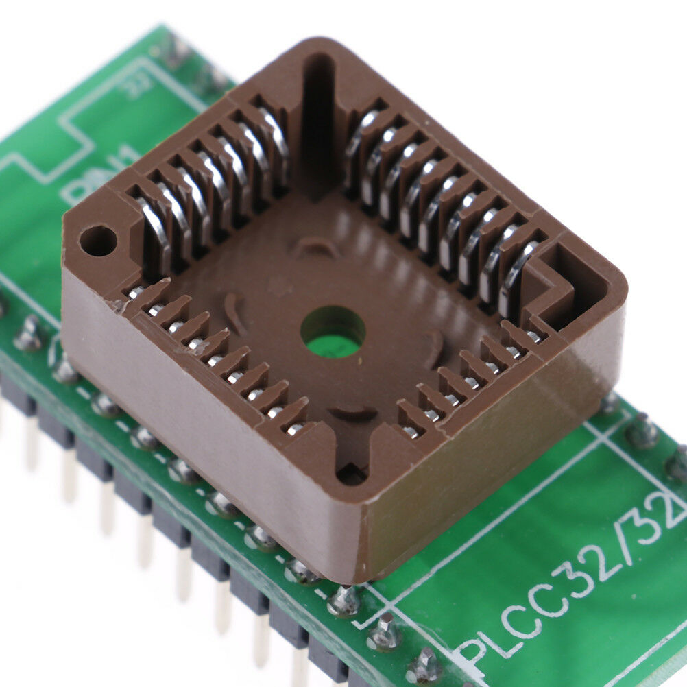 Plcc32 to dip32 programmer adapter ic socket converter modul.l8