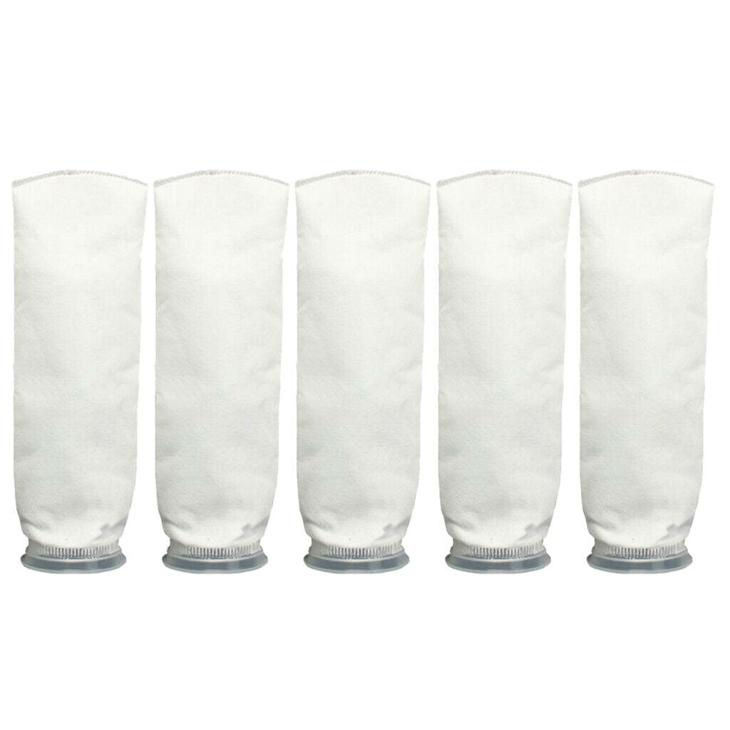 5Piece 150um Pre Filter Sock Bag Sock Reef Tank Aquarium Marine Bubble Sump