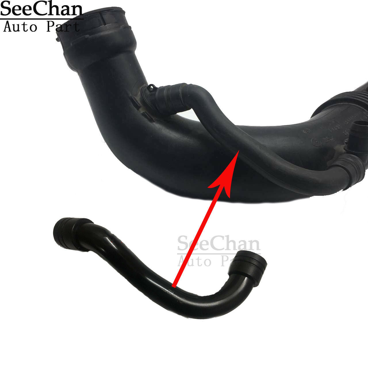 Fits Mercedes Benz M271 CGI Turbochagrer Intake Pipe repair mini hose 2710901929
