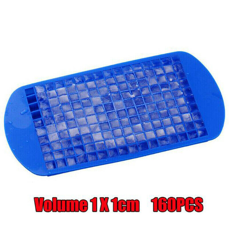 Silicone Ice Cube Mold Tray 160 Grids Square Mould Ice Cube Ball Maker DIY DEAU