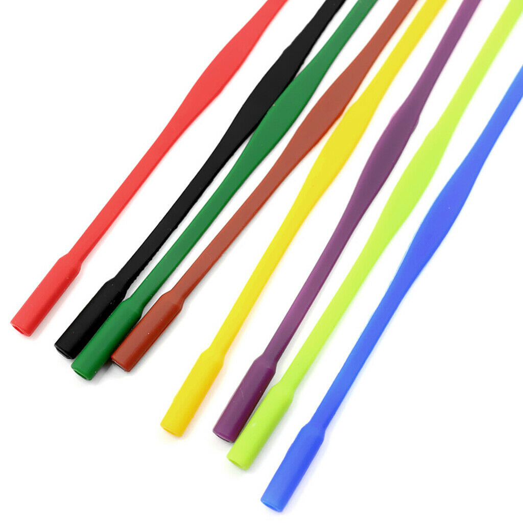 Kids Silicone Anti-Slip Glasses Eyeglass Strap - 8 Pack