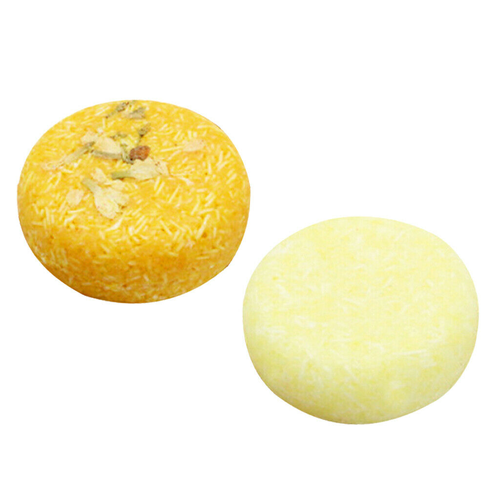2pcs Lemon+Jasmine 100% Natural Organic Solid Shampoo Soap Bar Eco-Friendly