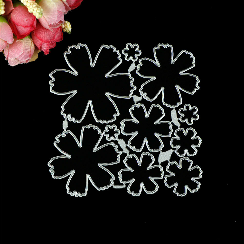 Stereoscopic flowers Metal Cutting Dies Stencils for Scrapbook Album Card.l8