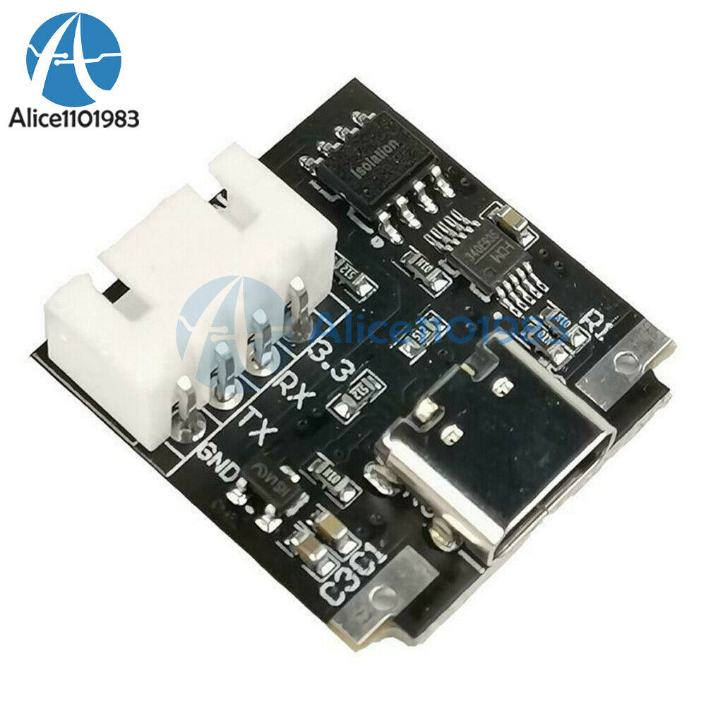 USB-C to Serial Port UART Board Isolated USB to TTL Module TYPE-C Download