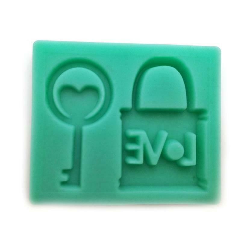 Valentine's Day   Lock and Key  for Cake Decorating,Cupcakes,Sugarcraft,Chocolat