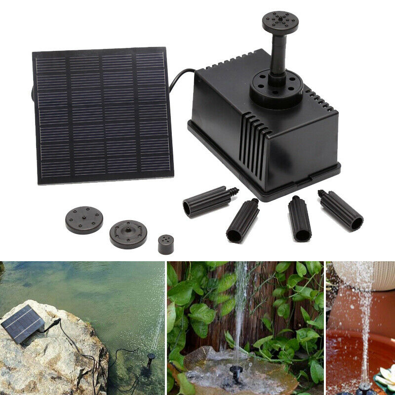180L/H Solar Power Fountain Submersible Water Pump Garden Pond Pool Bath Outdoor