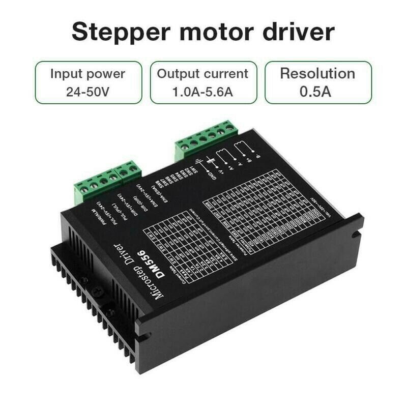 Digital Stepper Driver, Dm556 Progressive Motor Driver Is Suitable for Nema W8N2