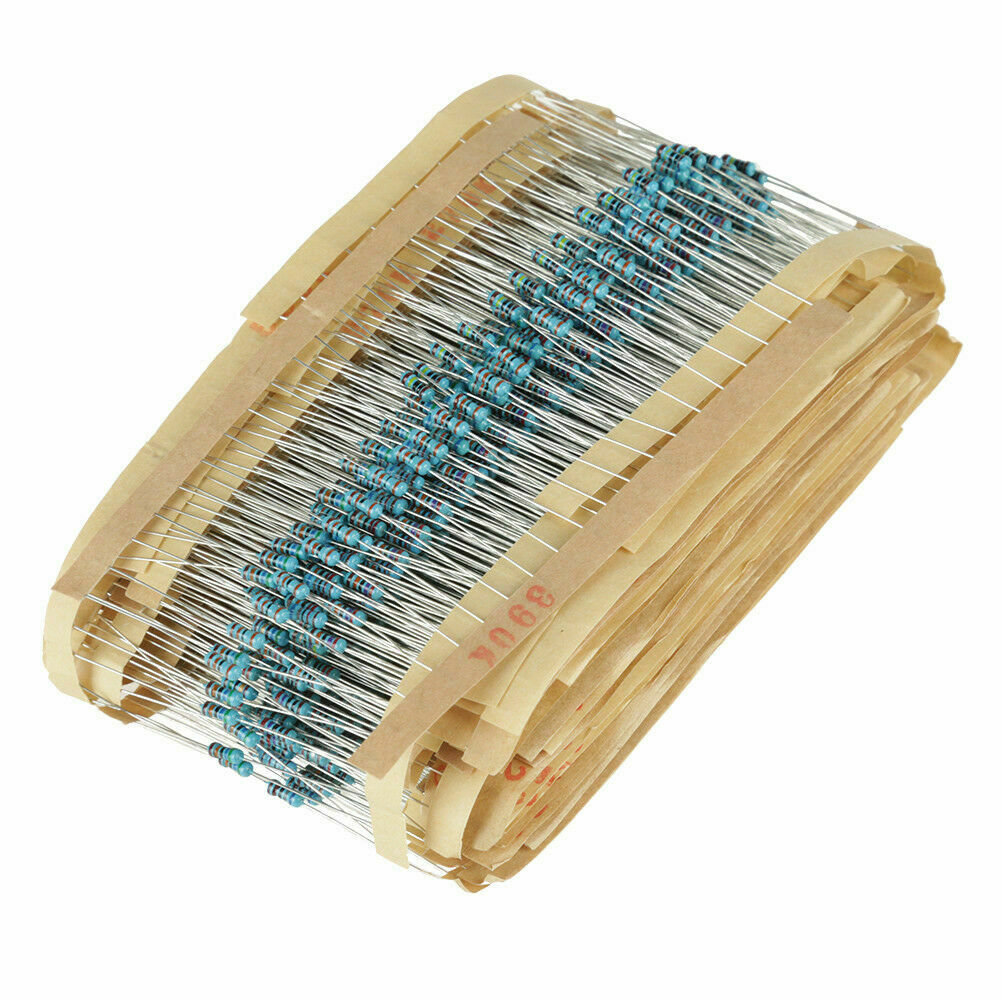 1/4W Metal Film Resistor Kit Assortment Set Labelled 1%Precision 73Value 1460Pcs