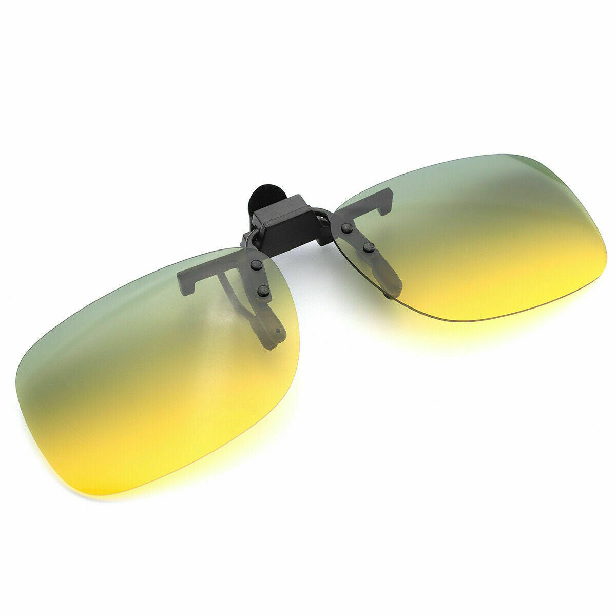 Day Night Vision Polarized UV400 Sunglasses Clip On Anti-Glare Driving