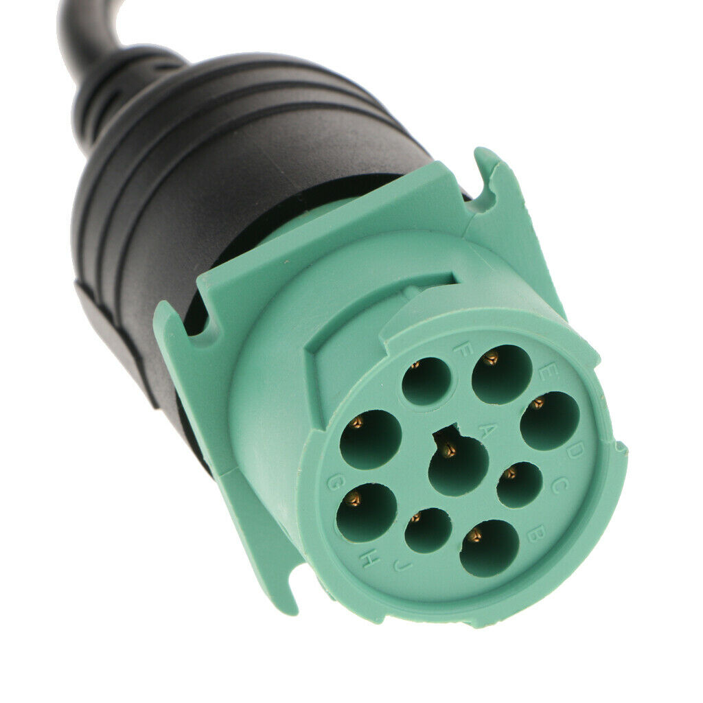Heavy Truck  Diagnostic Adapter 9 Pin Male To 16 Pin Female Connector