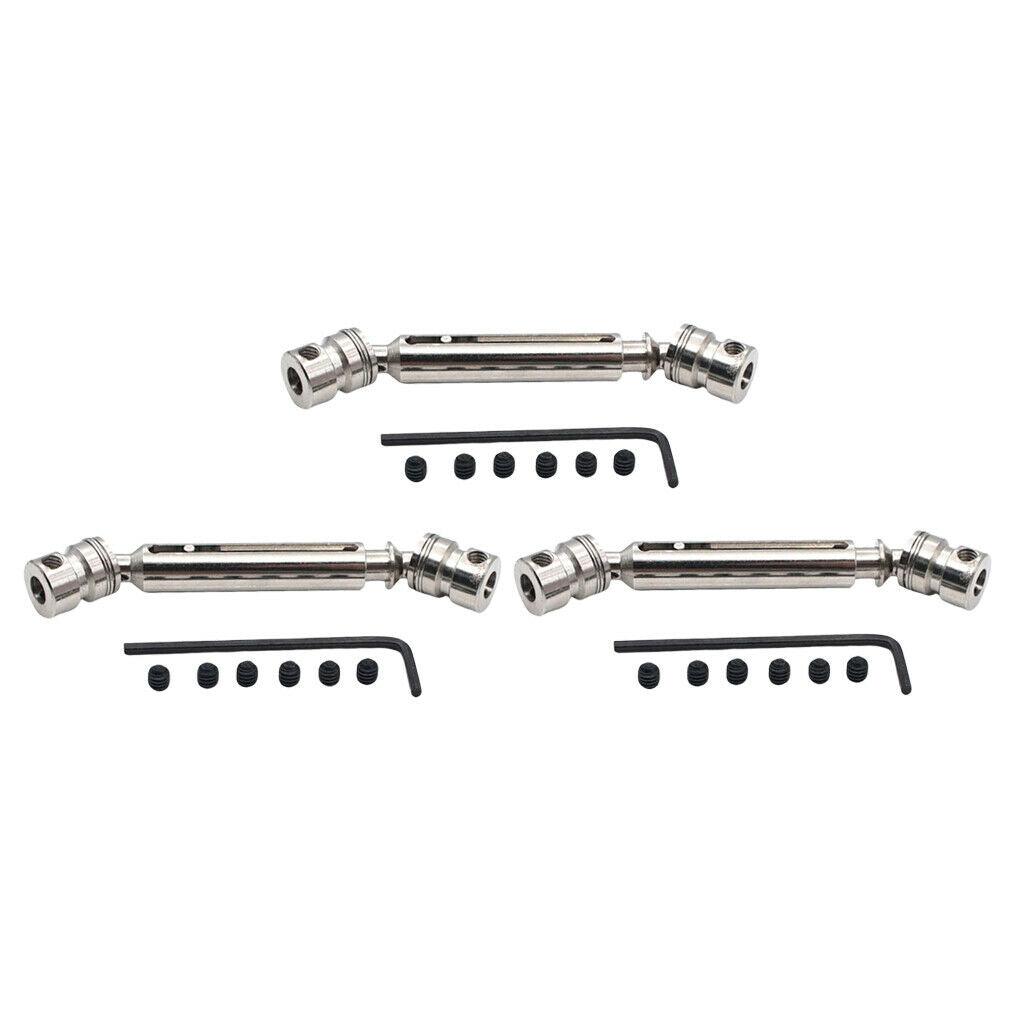 3 Set 1/12 Rear Drive Shaft Universal Joint for wltoys Q46 Upgrade Parts