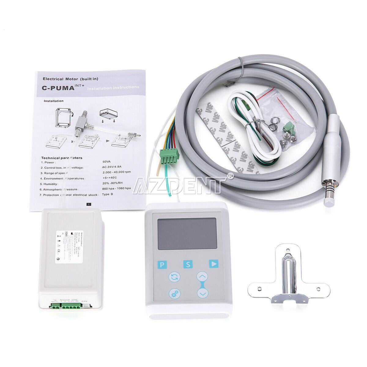 Dental LED Light Electric Micro Motor Brushless Built-In 7G Memory Autoclaved