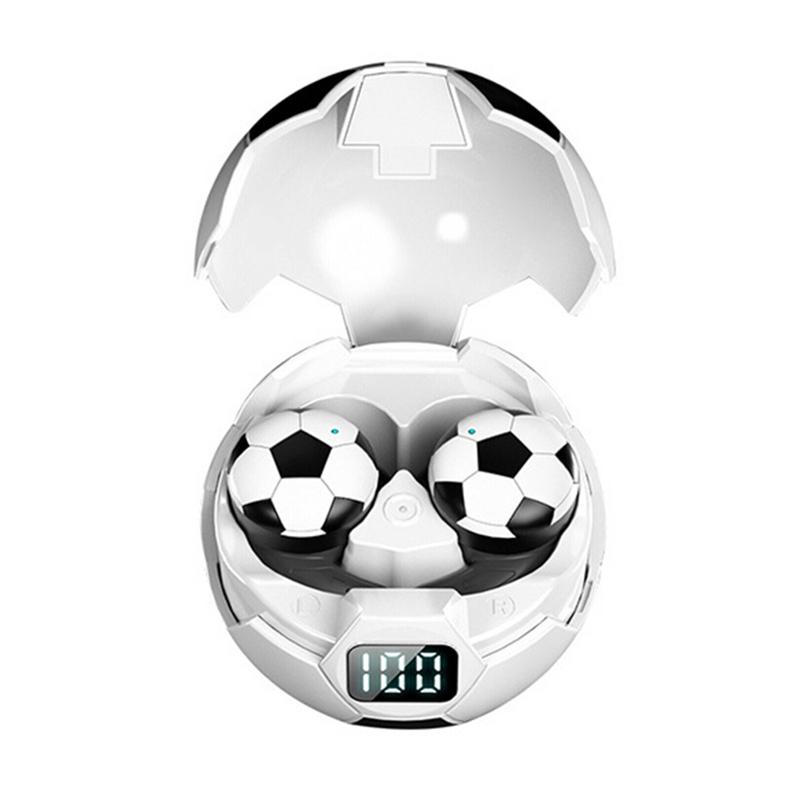 AQ009 Football TWS Wireless Earphone Headsets Earbuds Headphones w/Mic IPX7