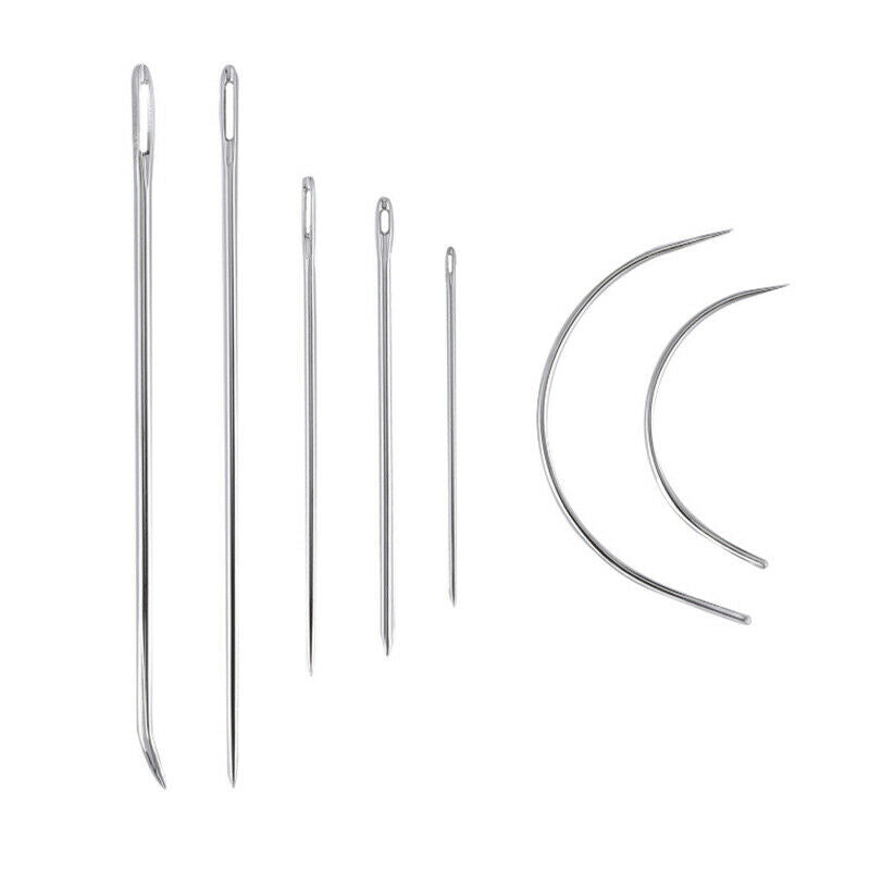 7pcs Leather Repair Curved DIY Leather Hand Sewing Pin Stitch Needles K.l8