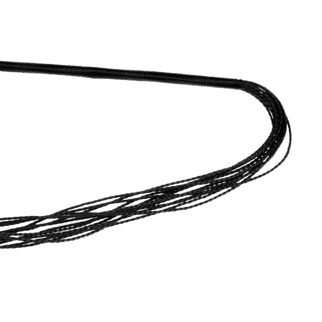 2pcs Archery Replacement Recurve Bow String Accessories Black - 122/127cm