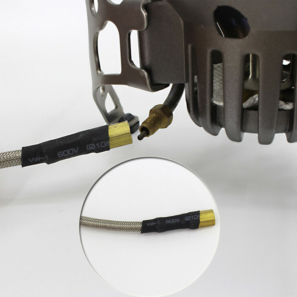Portable Outdoor Braided Hose Gas Stove Burner Furnace Connector Gas Tank