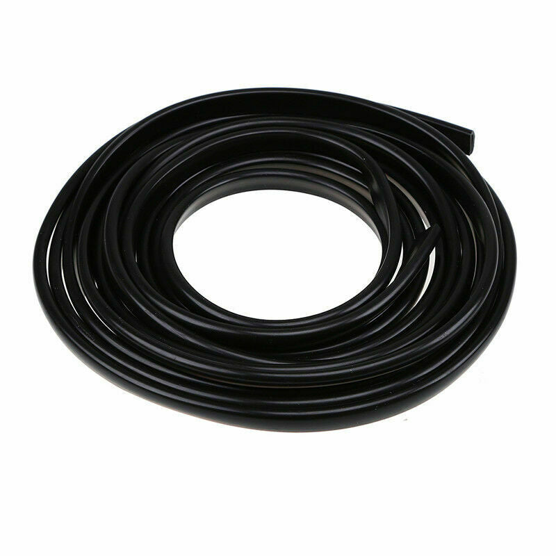 1PC Moulding Trim Rubber Strip Car Door Scratch Protector Edge Guard Cover Black