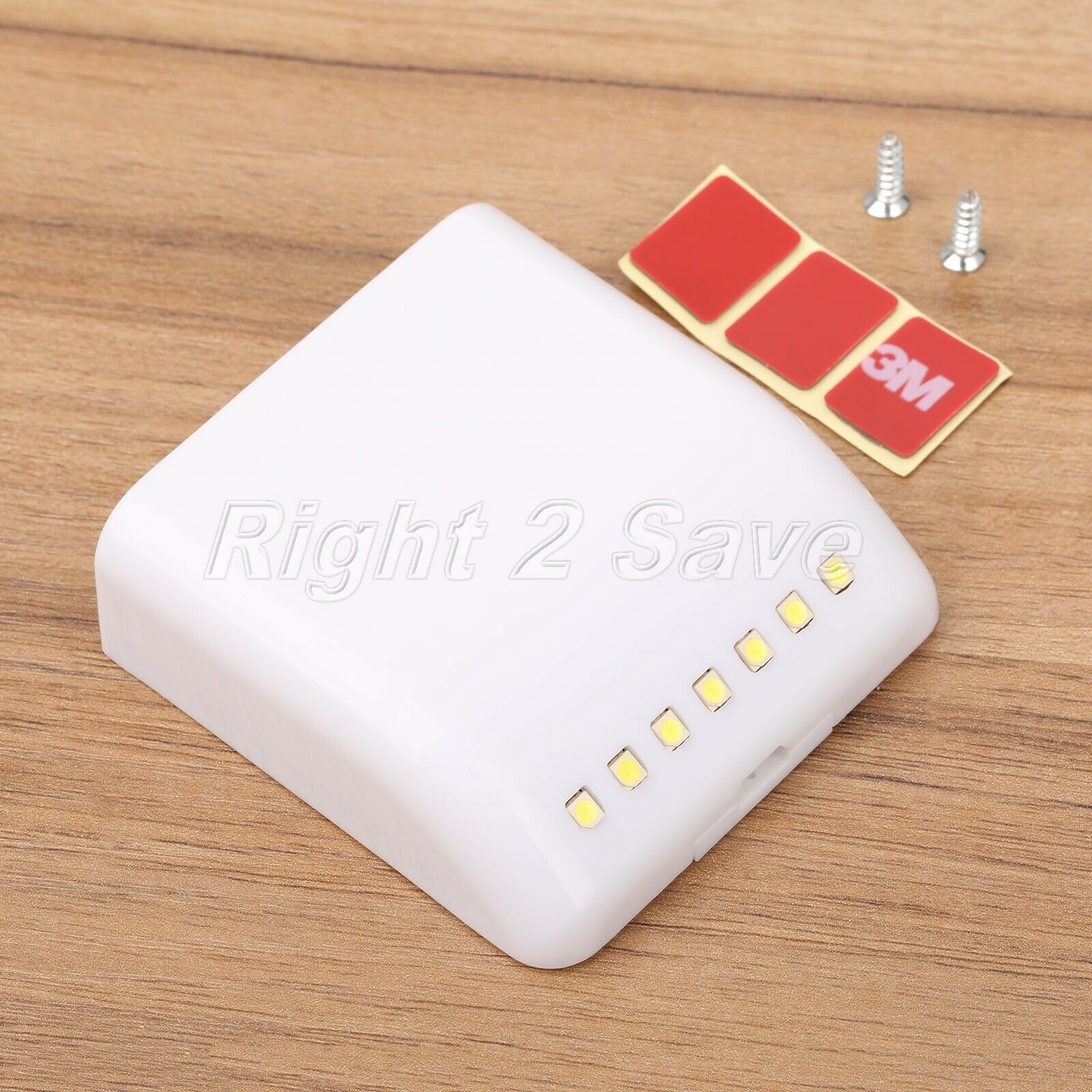 1pc Hinge LED Bedroom Cabinet Cupboard Dresser Wardrobe Furniture Sensor Light