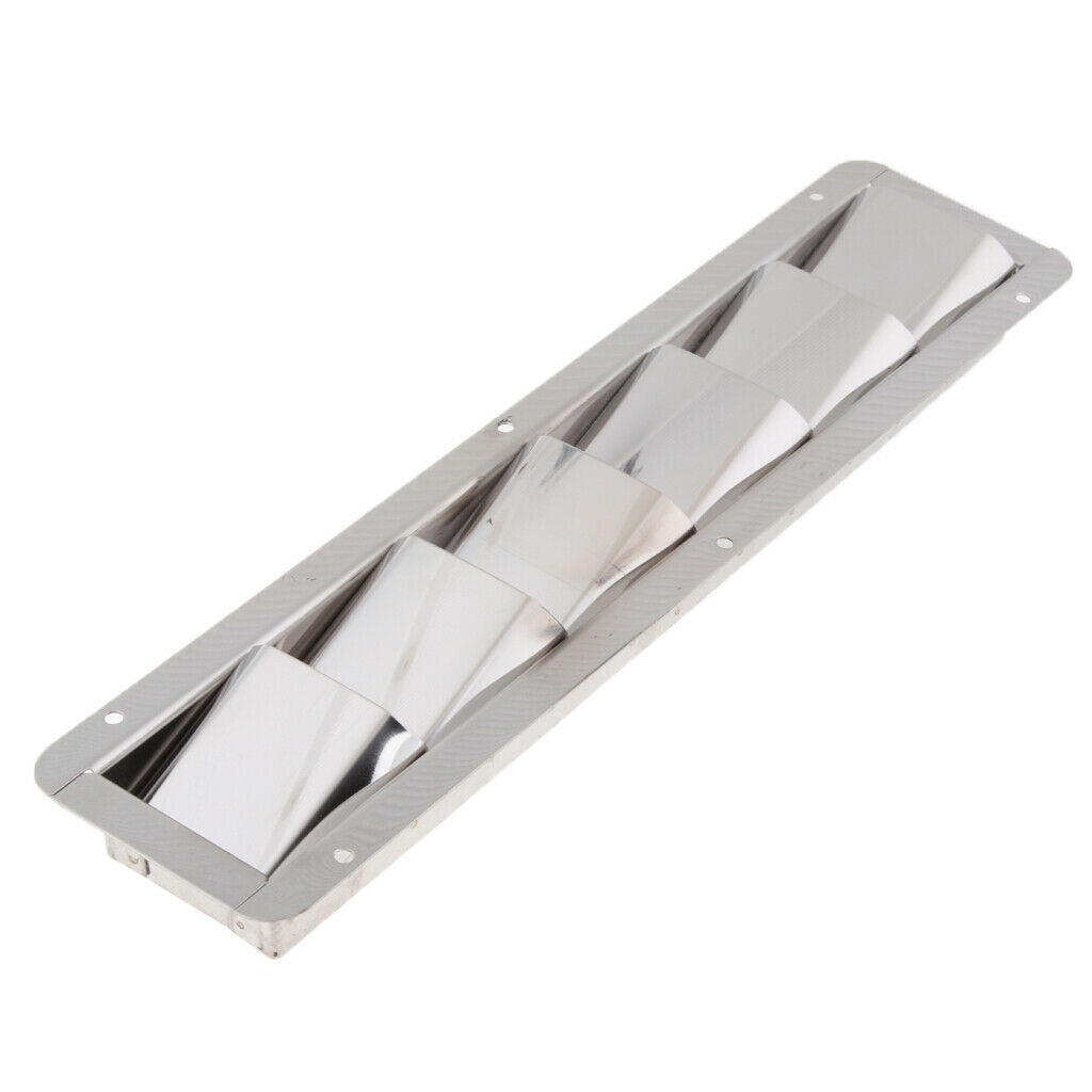 Stainless Steel Louver Vent 6 Slots Ventilation - Marine/Yacht/Boat Hardware