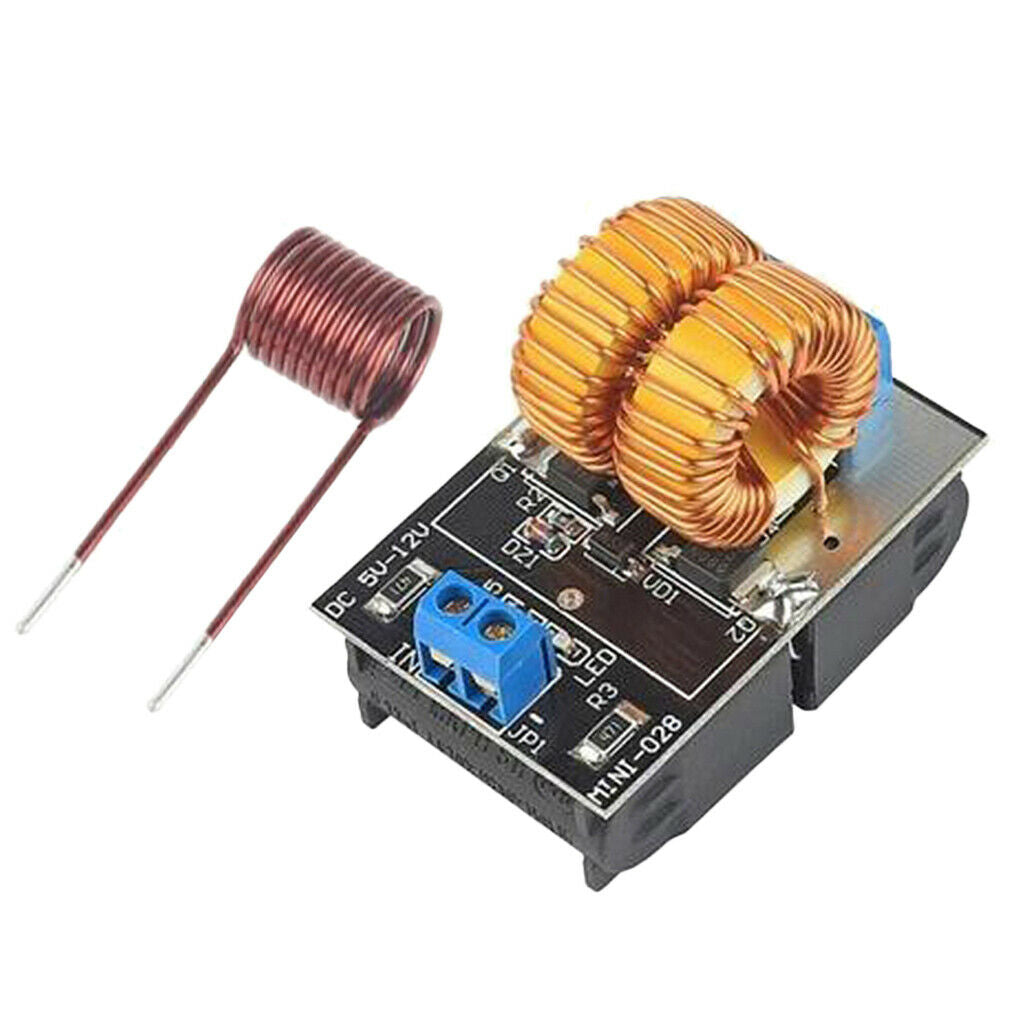 Mini ZVS Induction Heating Power Board Module with Tesla Coil 150W 5V-12V