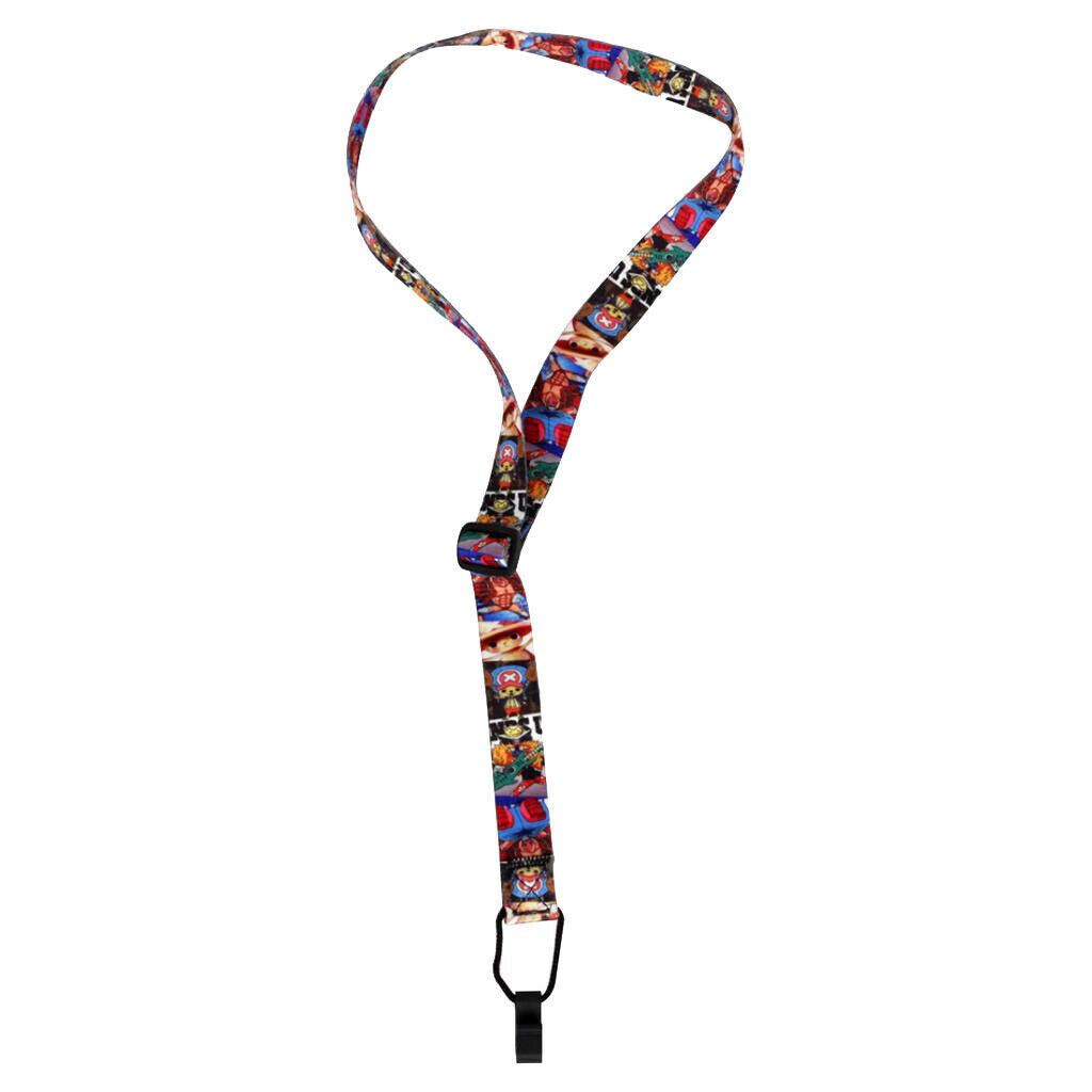 2x Cartoon Elk Owl Ukulele Strap for Children&Adults, Adjustable Neck Strap