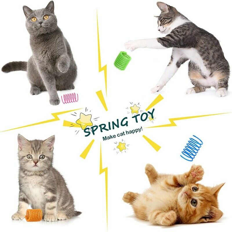 18PCS Cat Sp Toys Kitten Teething Toys Colorful and Interactive Teles Funny W1D3
