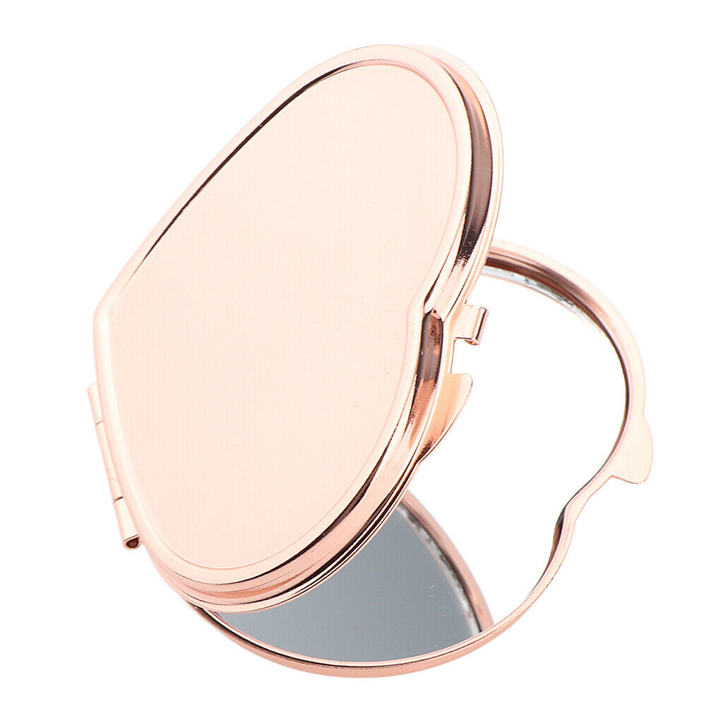 Double side portable makeup mirror, compact cosmetic