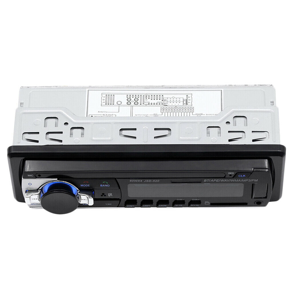 Bluetooth 4 x 60W Car Stereo Radio MP3 Player FM SD TF AUX In-dash JSD 520