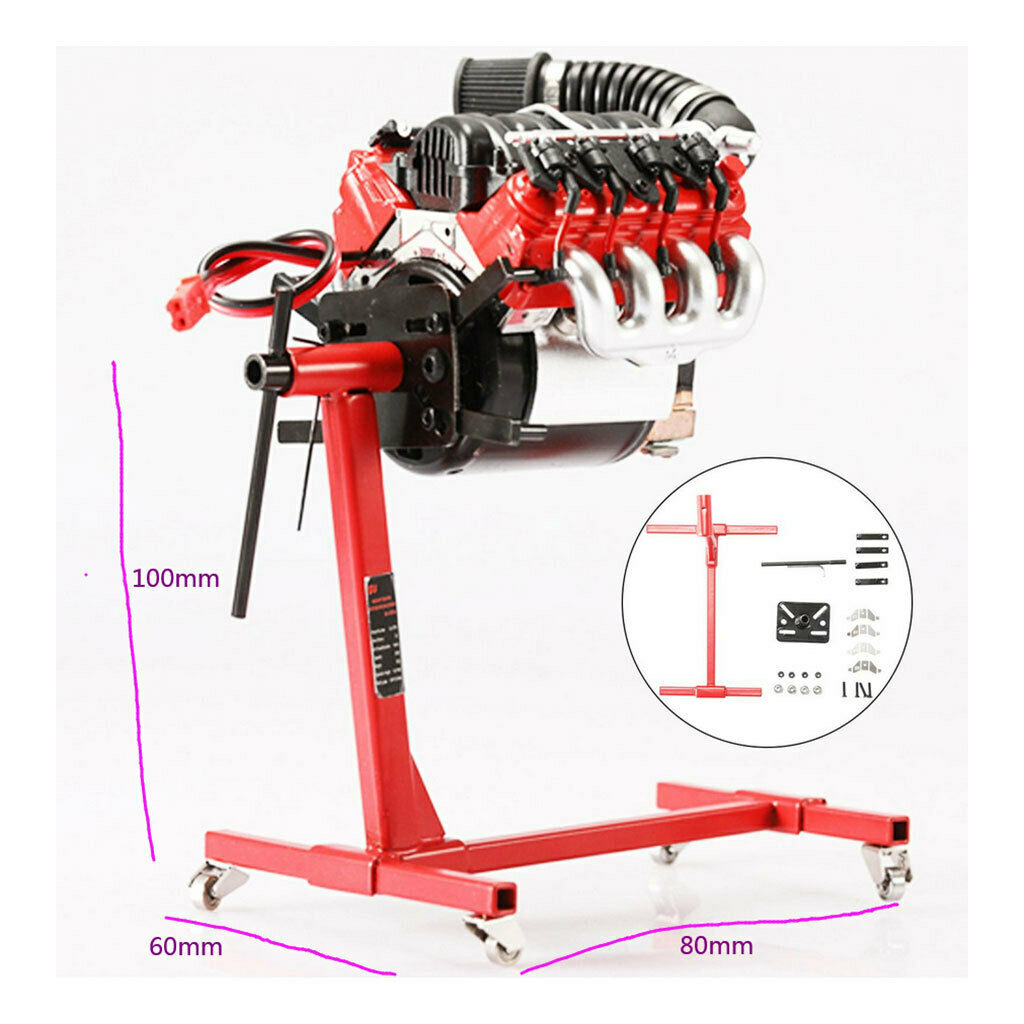 Universal Simulated Stainless Steel V8 Engine Flip Repair Bracket Tool