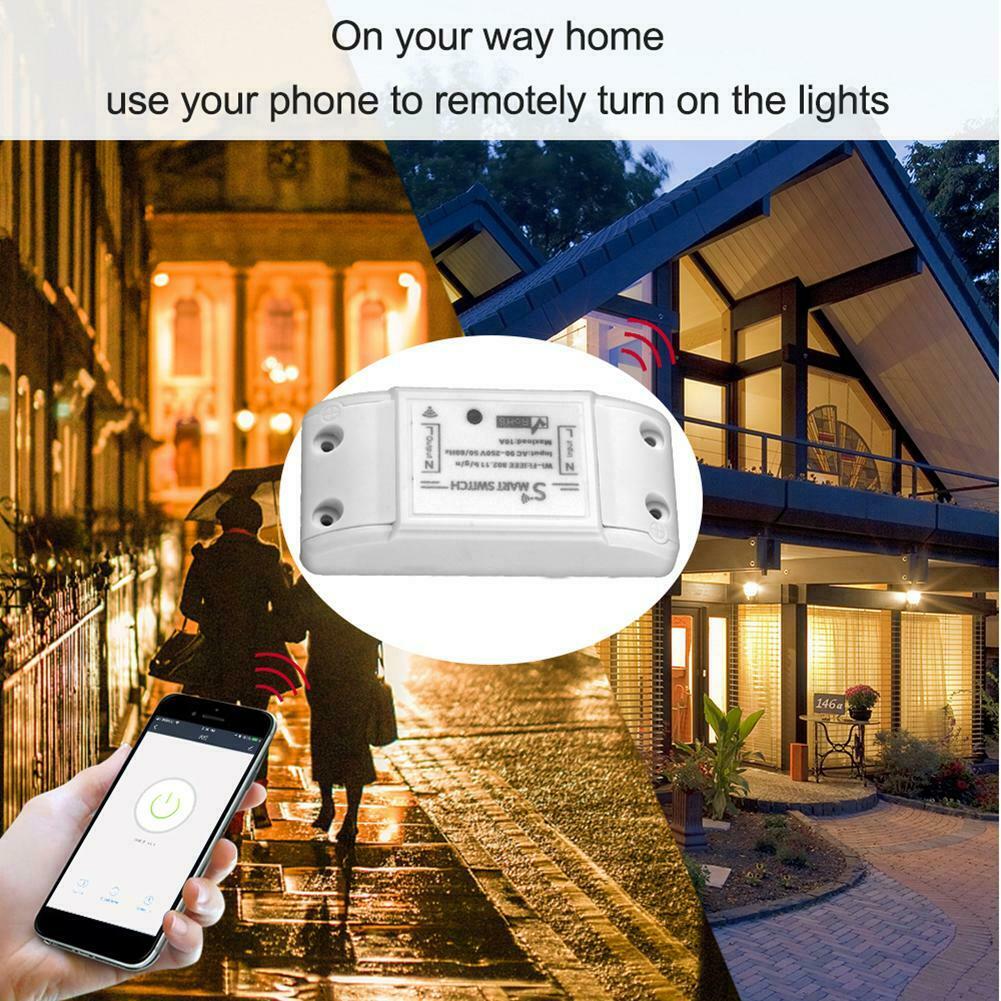 Universal Smart WiFi Switch Wireless Remote Control for Google Home Amazon Alexa