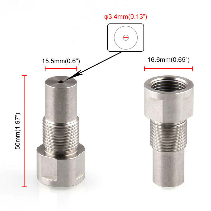 Universal S.S Oxygen Sensor Extension Spacer Catalytic Converter M18x1.5 Handy