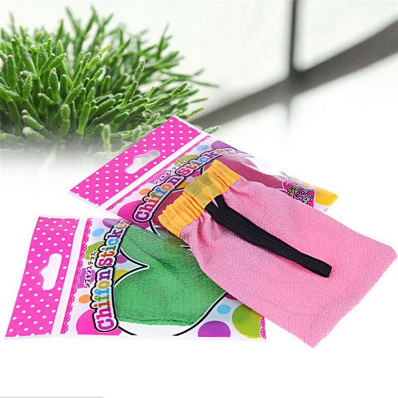 1PC Products dead skin removal scrub mitt bath glove shower spa exfoliato.l8