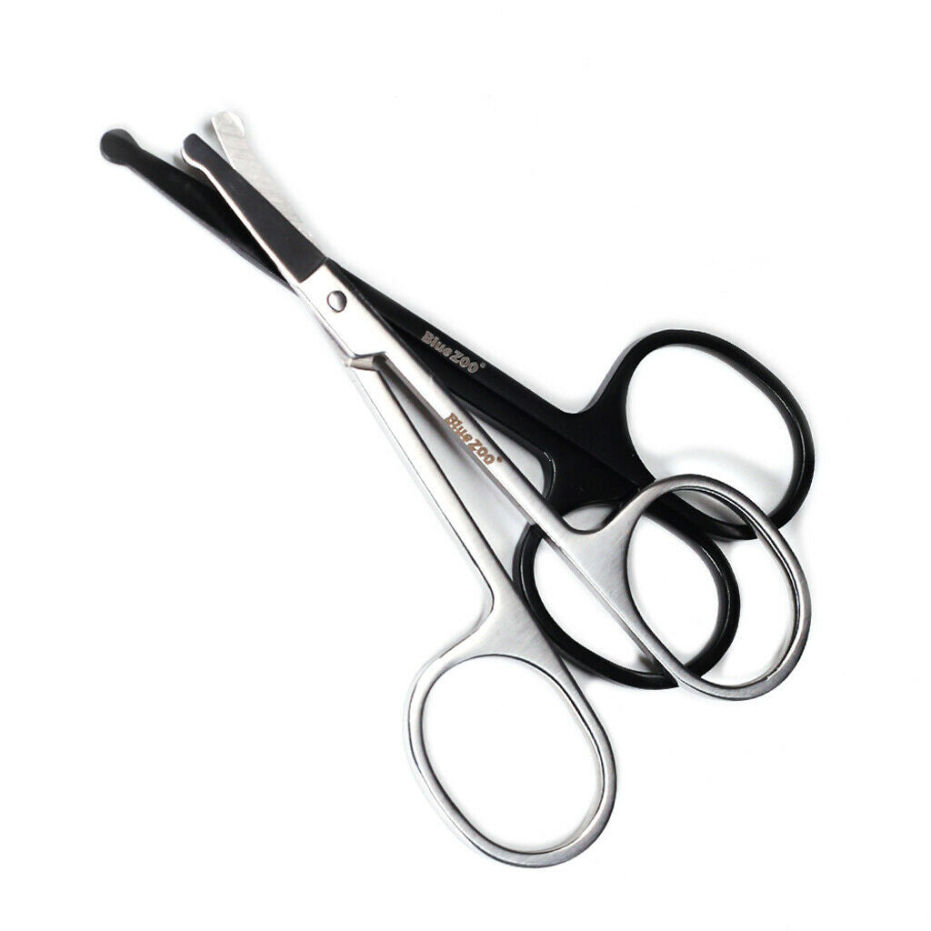 Beard Eyebrow Eyelashes Trimming Scissors Trimmer Painless Hair Removal