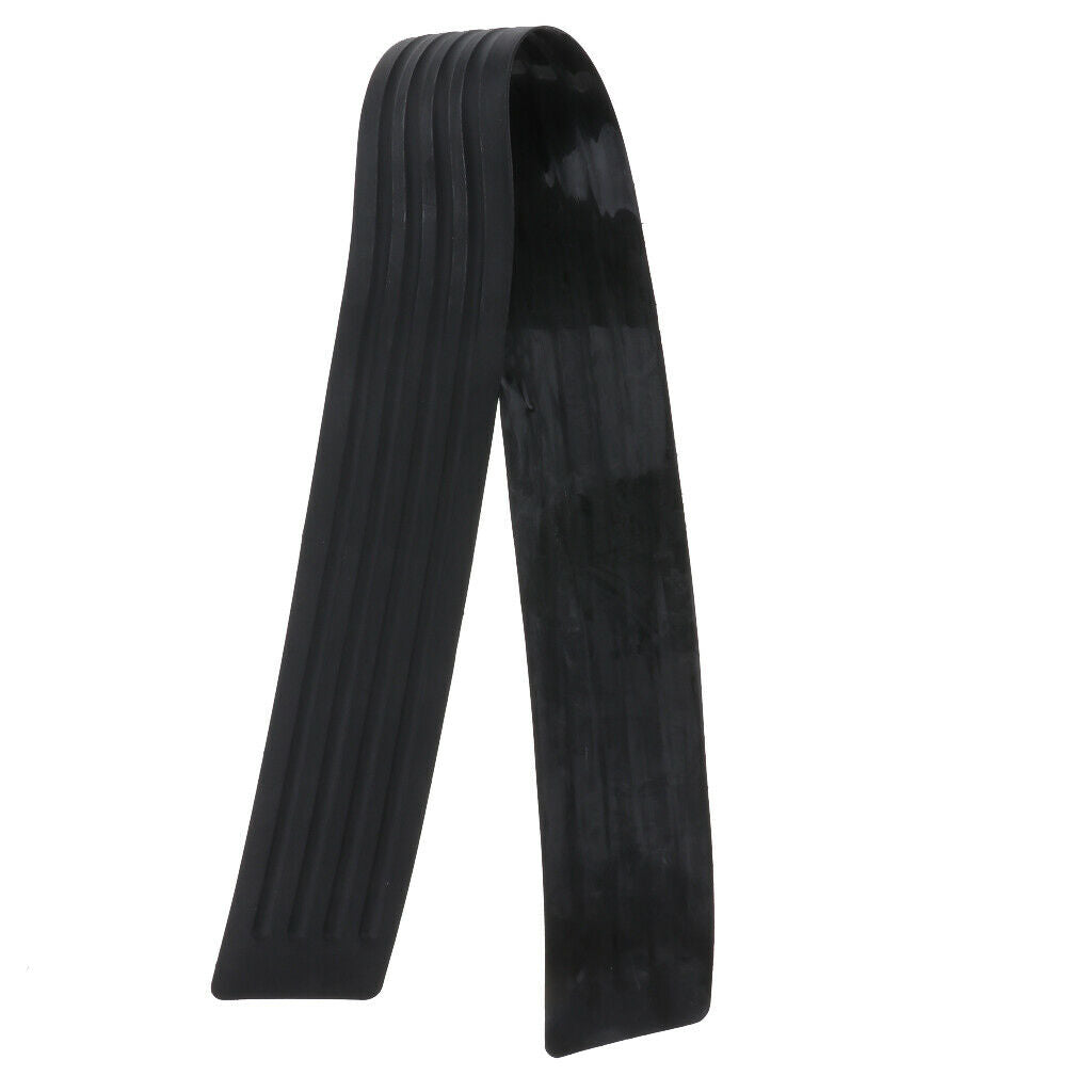 Car door sills universal spoiler edge protection rubber 90x8cm - black