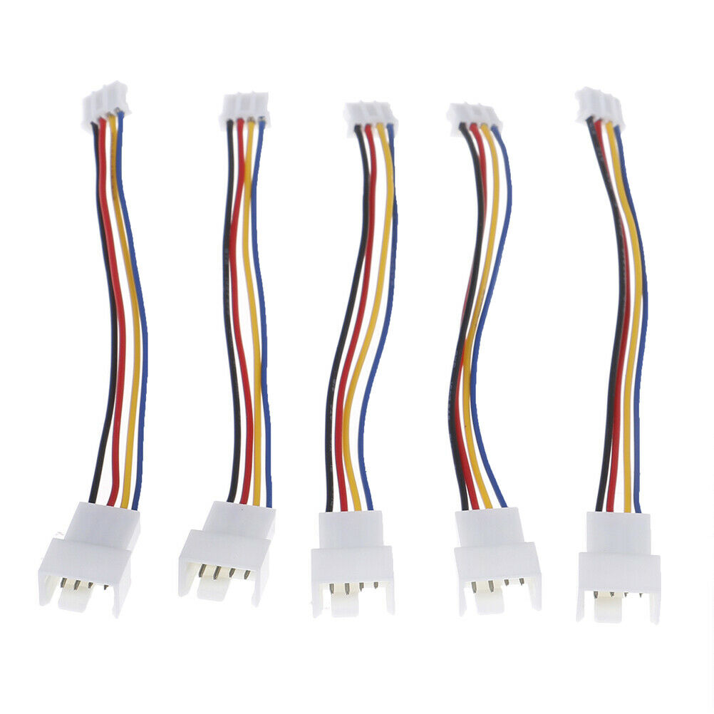 2Pcs Universal small 4 Pin to 3pin 4pin fan PWM connector extension cabl.l8