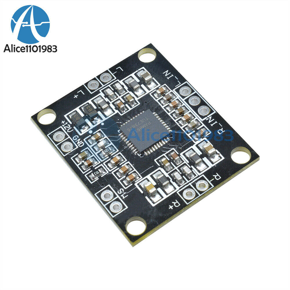 2PCS 12V PAM8610 2*15W Digital Dual channel Stereo Class Amplifier Board